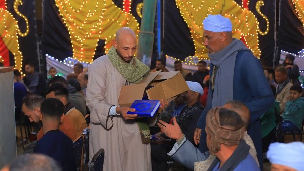 جانب من حفل الزفاف في سوهاج