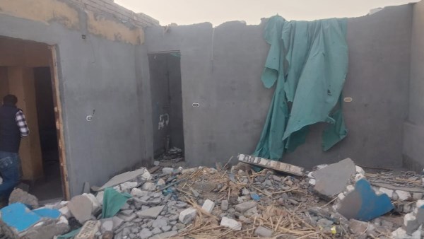 المنزل الذي هدمه والد السيدة