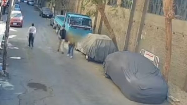 جانب من الحادث بسوهاج