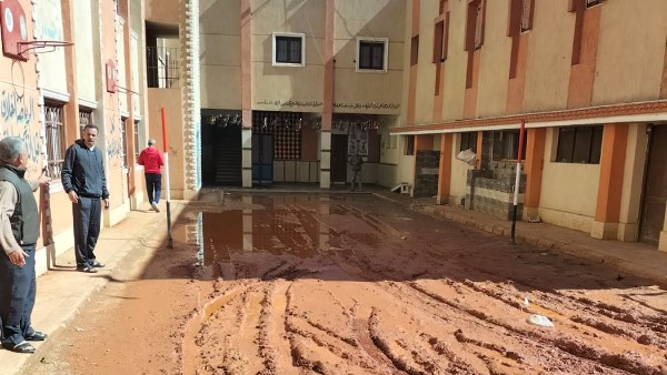 جانب من الحادث بسوهاج