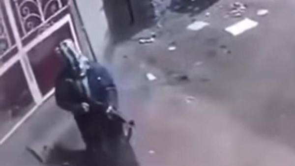 جانب من الحادث بسوهاج