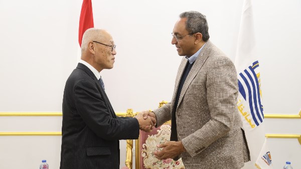 استقبال السفير اليابانى