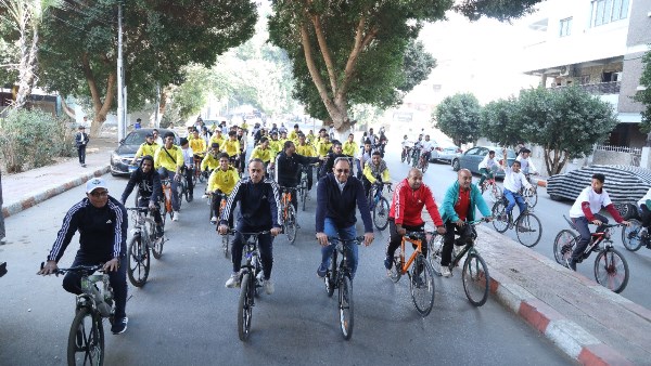 ماراثون الدراجات بقنا