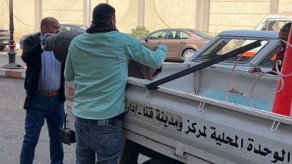 حملة إزالة إشغالات بقنا