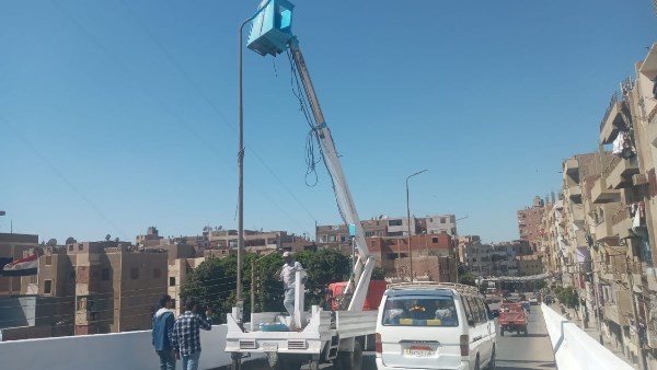 تنفيذ الإنارة بقنا