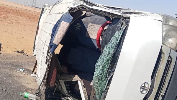 الصور الأولى لحادث أسوان