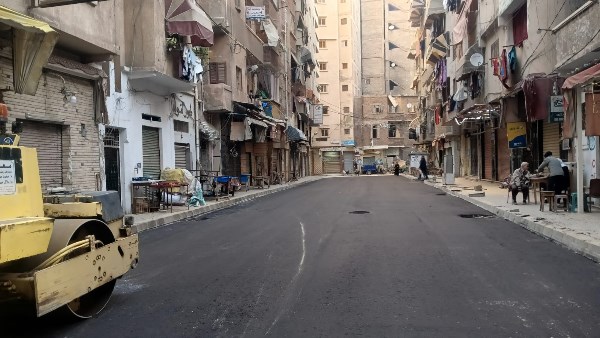 رصف شوارع الاسكندرية