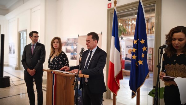 مؤتمر صحفي للسفير الفرنسي بالاسكندرية