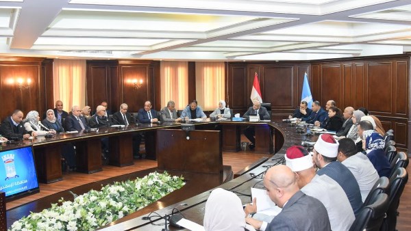اجتماع بمحافظة الإسكندرية
