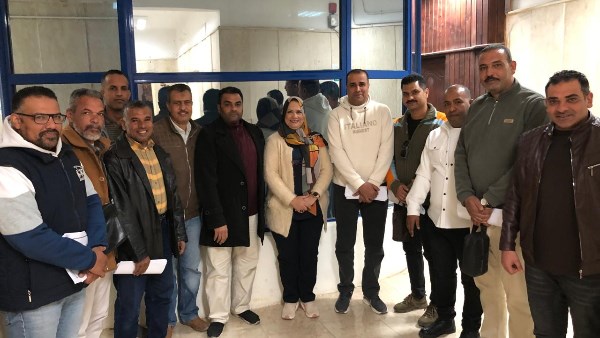 مدير تعليم مطروح  خلال الاجتماع