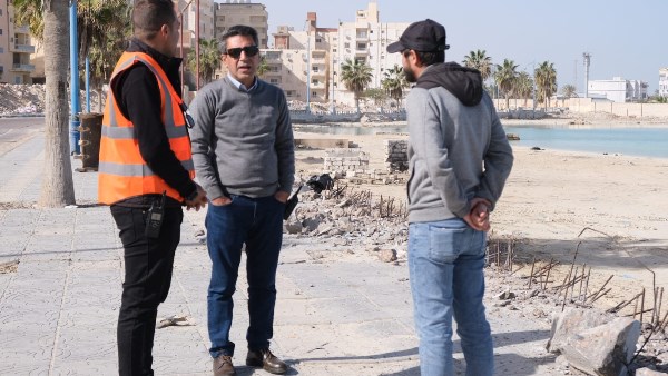 رئيس مدينة مطروح: بدء تطوير الكورنيش الشرقي حتي باب البحر.. صور
