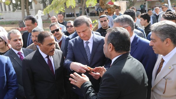 خلال فاعليات افتتاح مهرجان التمور