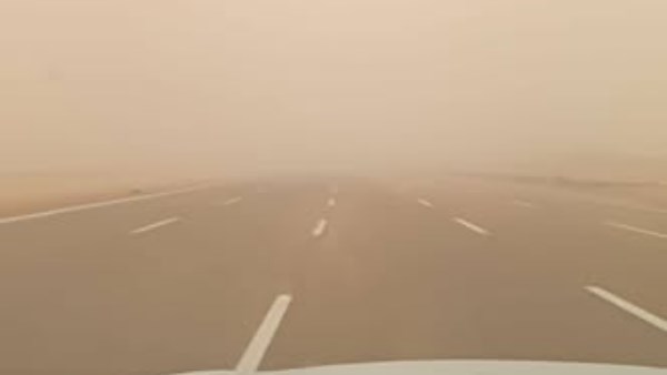 عاصفة ترابية بمطروح