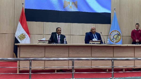 محافظ مطروح الجديد بعد وصوله مطروح 