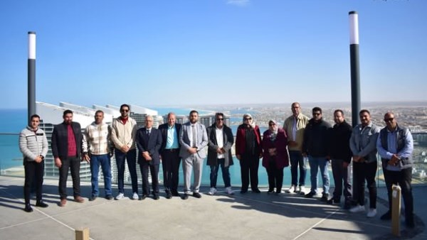 خلال تفقد الجنة  للعلمين الجديدة