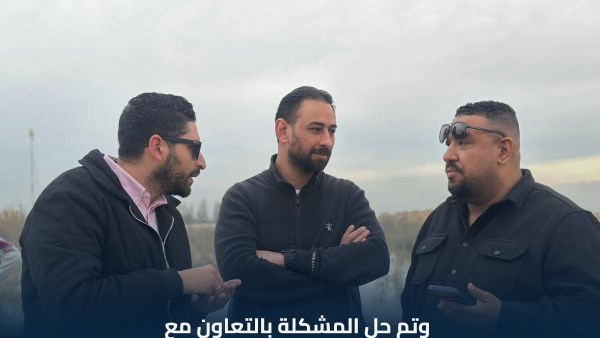 خلال التعامل مع أزمة مستشفي ابو خليفة 