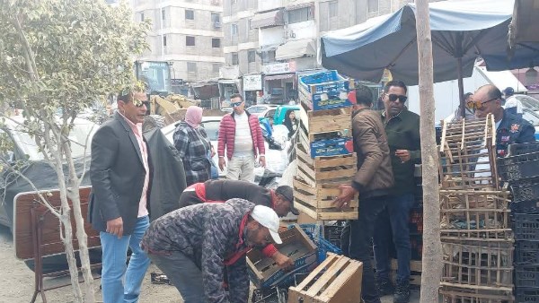 رئيس ضواحى بورسعيد ..لن يتم السماح  بوضع اي أشغالات أوتعديات بالشارع