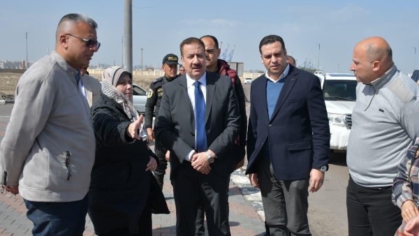 محافظ بورسعيد يوجه بسرعة إنهاء إجراءات الكوبري المتهالك بحرفيين بورفؤاد وإنشاء كوبري مزدوج