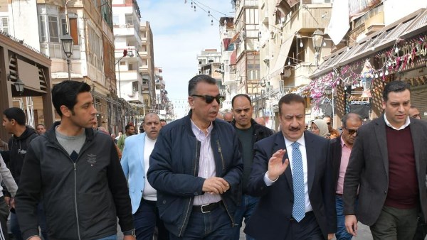 محافظ بورسعيد: تطوير الحميدي و التجاري وضم الطرق البينية