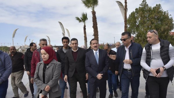 محافظ بورسعيد: رفع كفاءة الشارع الموازي للكورنيش 