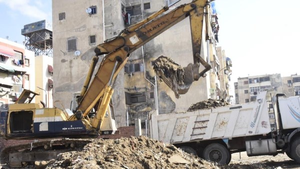 رفع 100 طن مخلفات بتصنيف بورسعيد الأصفر 