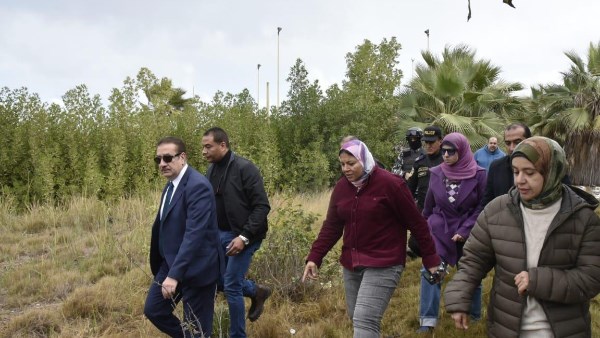 محافظ بورسعيد يوجه بوضع مخطط للارتقاء بالمنطقة المحيطة بمكتبة مصر العامة |صور