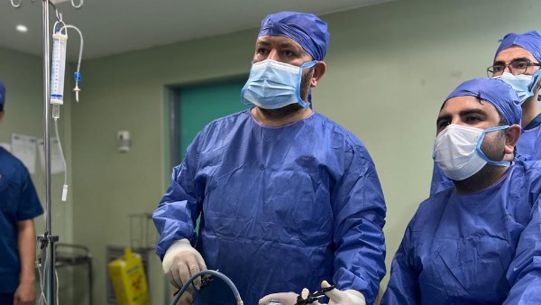 جانب من الجراحة 