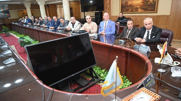 لقاء الصحفيين مع محافظ الغربية 