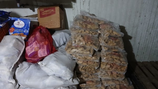 جانب من المضبوطات 