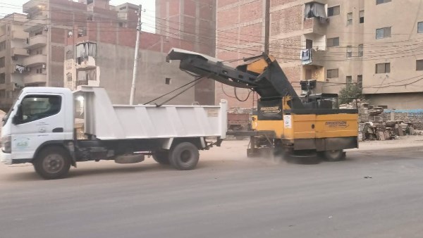 رفع كفاءة الشوارع الرئيسية والفرعية بمدينة كفر الشيخ