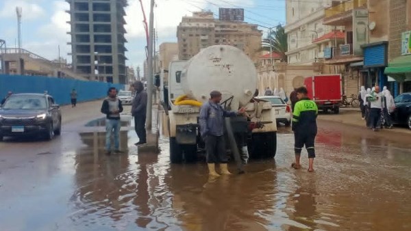 كسح مياه الأمطار 