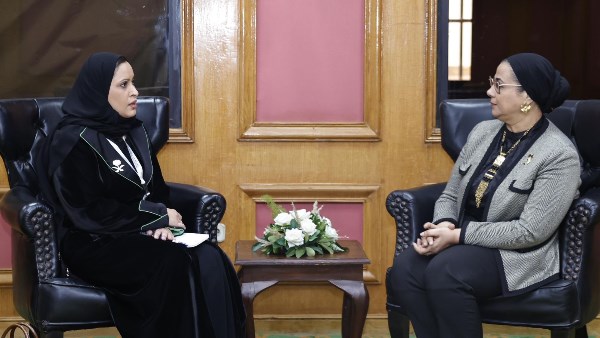 المستشارة أمل عمار تلتقي ممثلة المملكة العربية السعودية لبحث سبل التعاون المشترك في دعم قضايا المرأة