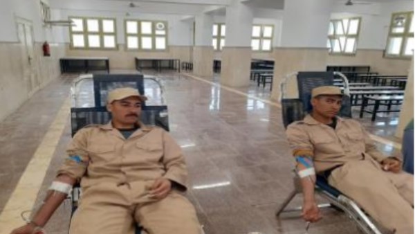 أمن الأقصر ينظم حملة للتبرع بالدم