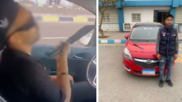 القبض على قائد سيارة استعرض بسلاح أبيض في الإسكندرية
