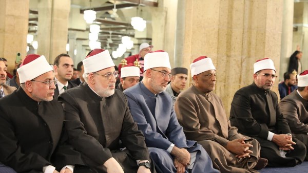 مفتي الجمهورية يشهد احتفال الجامع الأزهر بليلة النصف من شعبان