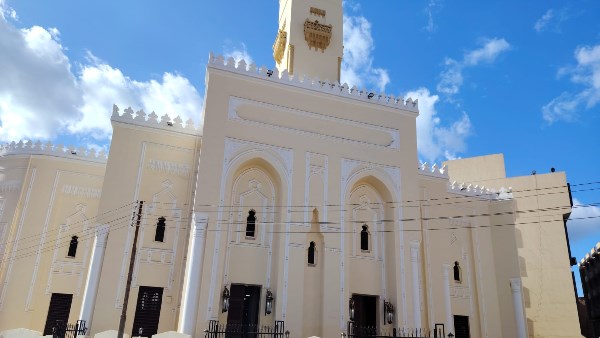 مدخل المسجد العباسي بشبين الكوم