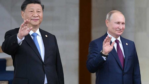 رئيسا الصين وروسيا 