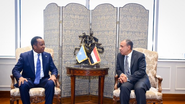 عبد العاطي بدر ووزير خارجية الصومال 