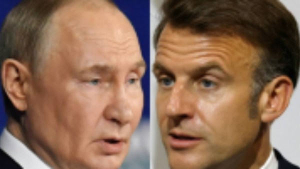 بوتين وماكرون 