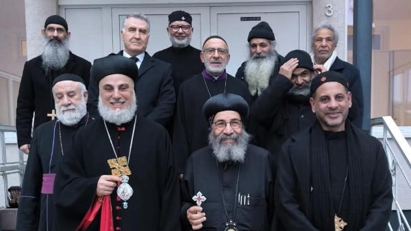 استقبال وفد سرياني في دير الأنبا أنطونيوس