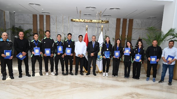 تكريم أبطال أولمبياد المحافظات الحدودية 