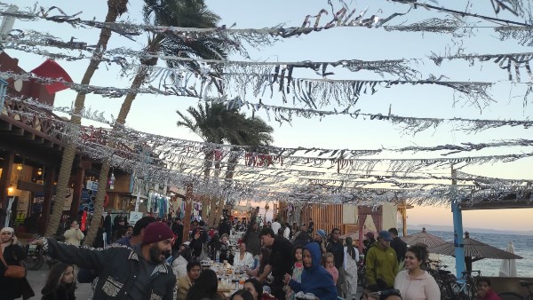 إفطار العاشر من رمضان على ممشي دهب 