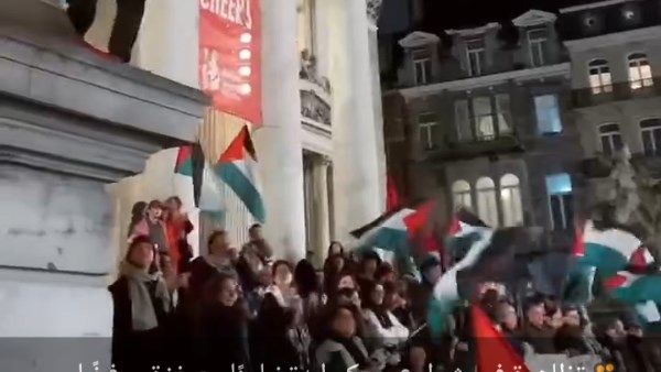 مظاهرات في بروكسل ضد الاحتلال 