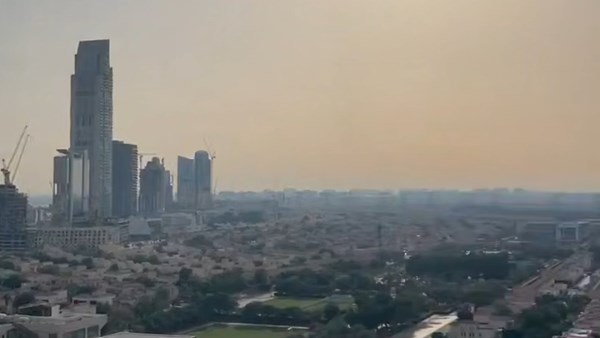 محاولة تصدي إماراتية للصواريخ الإيرانية 