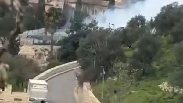 ضربة ايرانبة على الاراضي المحتلة