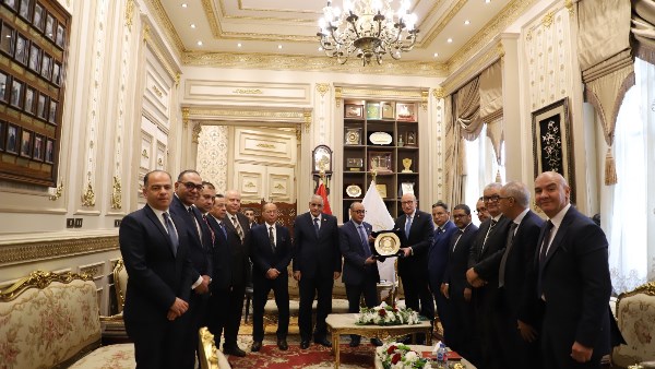 رئيس مجلس القضاء الأعلى يستقبل رئيس المحكمة العليا بالجمهورية الإسلامية الموريتانية.