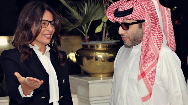 تركي آل شيخ ووزيرة الثقافة المصرية 