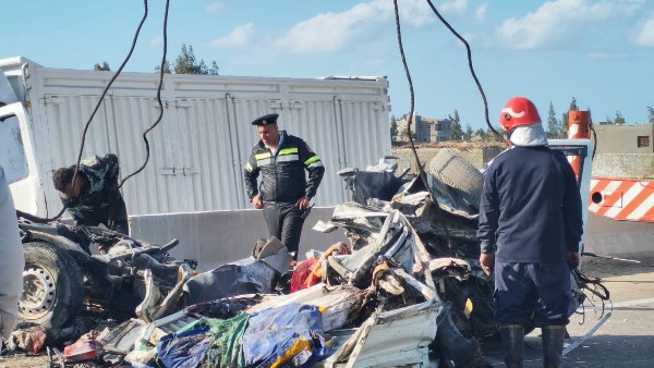 حادث المحور جنوب بورسعيد -