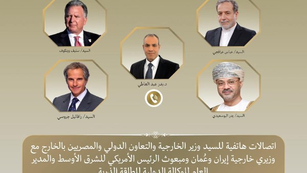 اتصالات مكثفة لوزير الخارجية للدفع بمسار التهدئة فى الشرق الاوسط