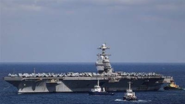 حاملة الطائرات الأمريكية جيرالد فورد تقترب من ميناء حيفا